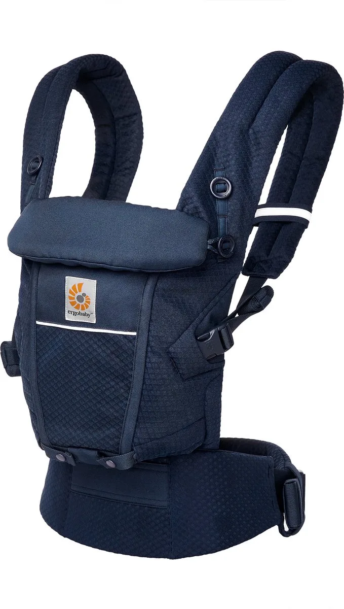 Draagzak Adapt - Soft Flex Mesh - Midnight Blue van Ergobaby in Blauw – productfoto