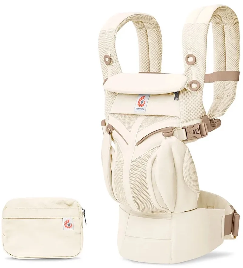 draagzak Omni Classic Mesh Luminous Ivory van Ergobaby in Beige – productfoto