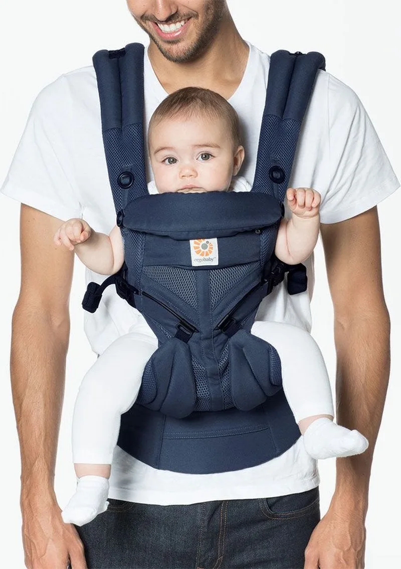 Omni 360 Cool Air Mesh Draagzak Baby - Midnight Blue by Ergobaby in Air Mesh Midnight Blue – product photo 4 of 4