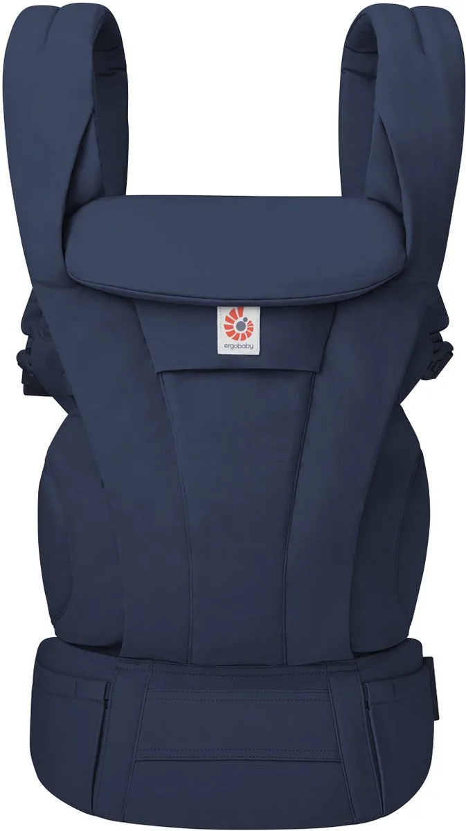 Omni Deluxe Cotton Draagzak - Midnight Blue van Ergobaby in Blauw – productfoto