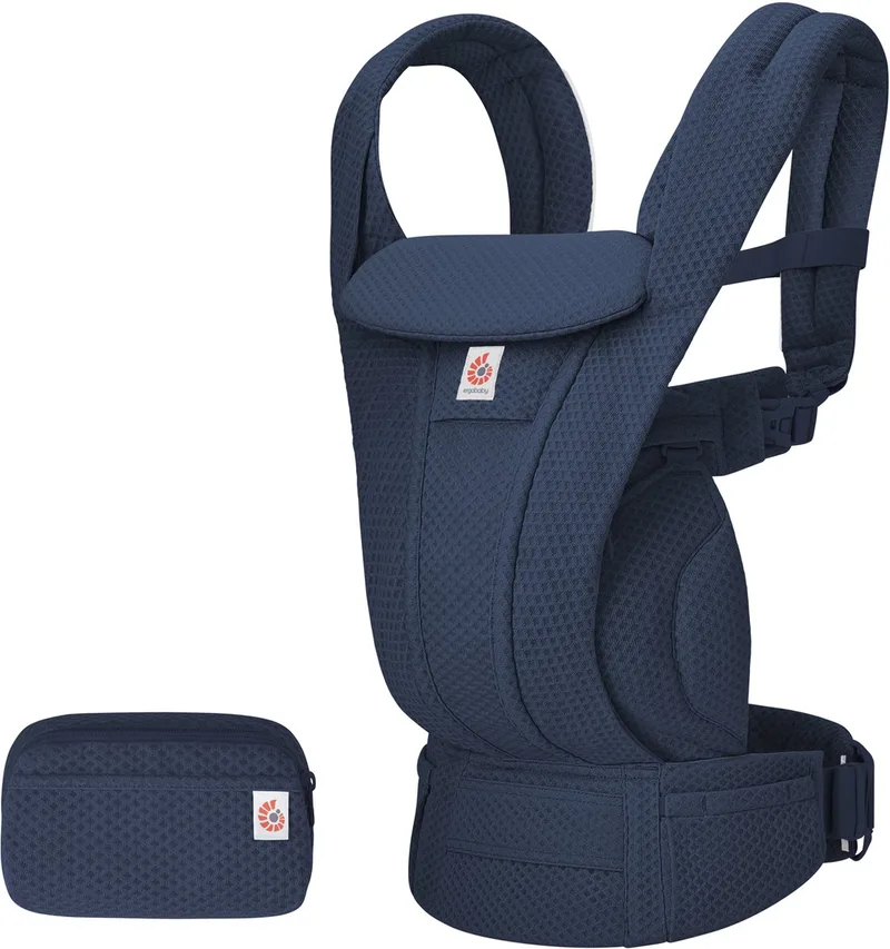 Omni Deluxe Mesh Draagzak - Midnight Blue van Ergobaby in Blauw – productfoto