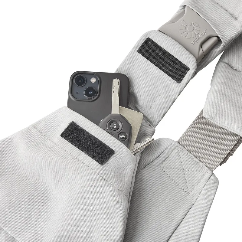 Upsie Sling Draagzak - Pearl Grey von Ergobaby in Grau – Produktfoto 2 von 4