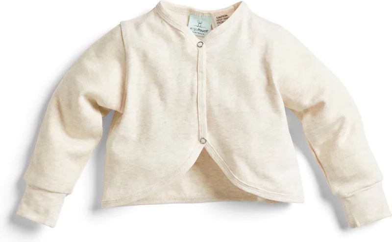 Arm Warmers - 1,0 Tog - Baby Slaapzak - Inbakerslaapzak - Bolero jasje - 12 md-3 jaar - Marle fra ergoPouch i Oatmeal – produktbillede