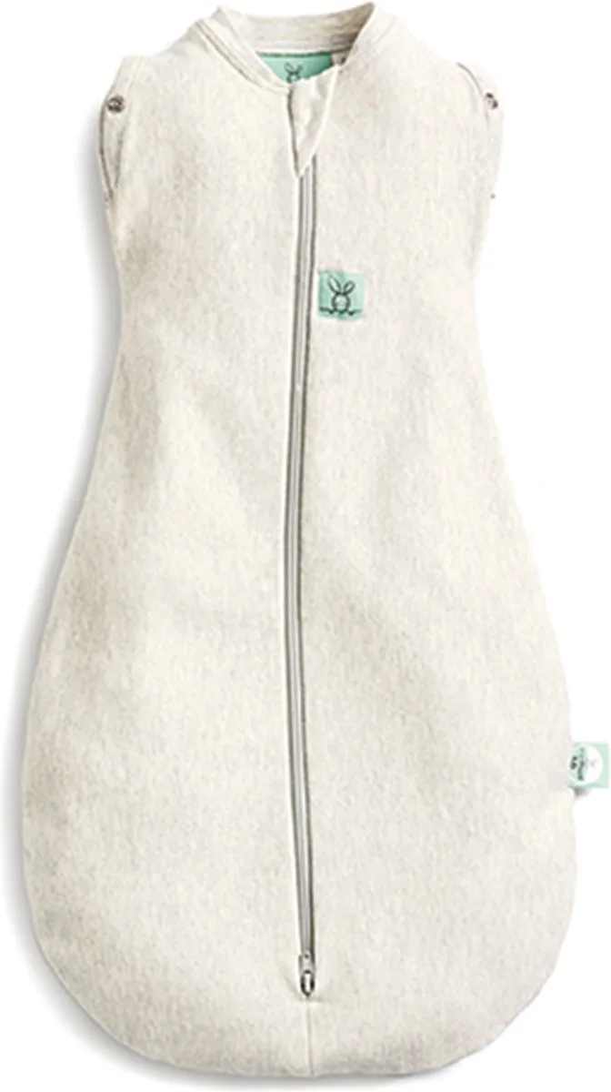 Baby Inbaker Slaapzak Cocoon - TOG 2.5 (WIT, 0-3m) by ergoPouch in Grey Marle – product photo