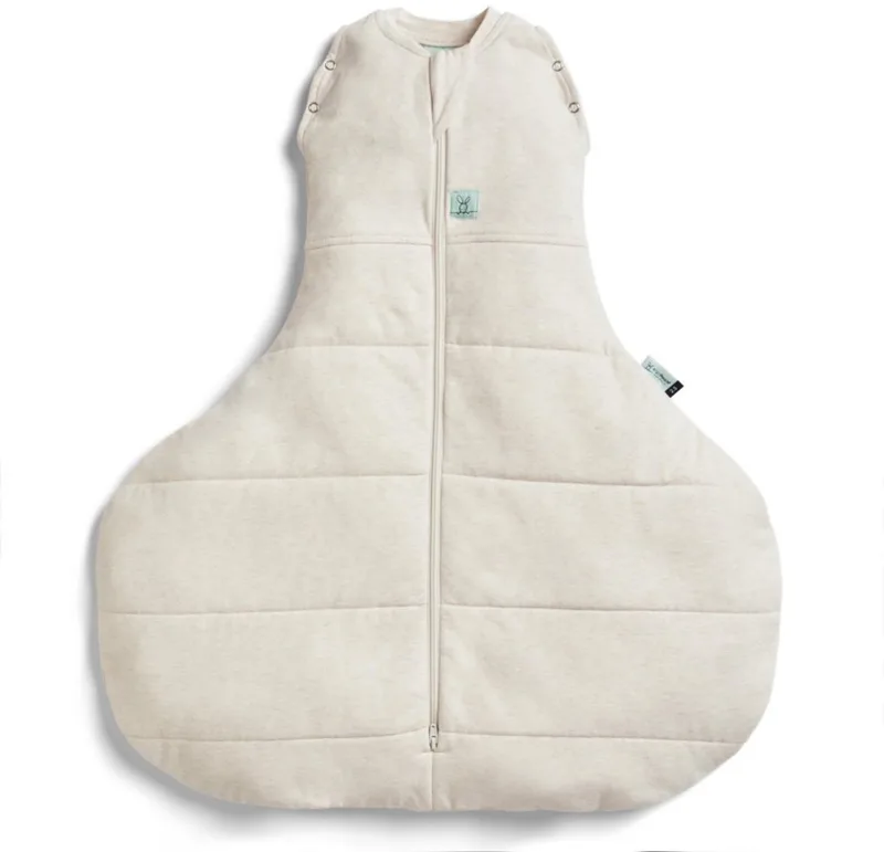 Cocoon Heup Dysplasie Inbaker Slaapzak - 2,5 Tog - Baby slaapzak - Inbaker slaapzak - 6-12 md - Oatmeal Marle fra ergoPouch i Beige – produktbillede
