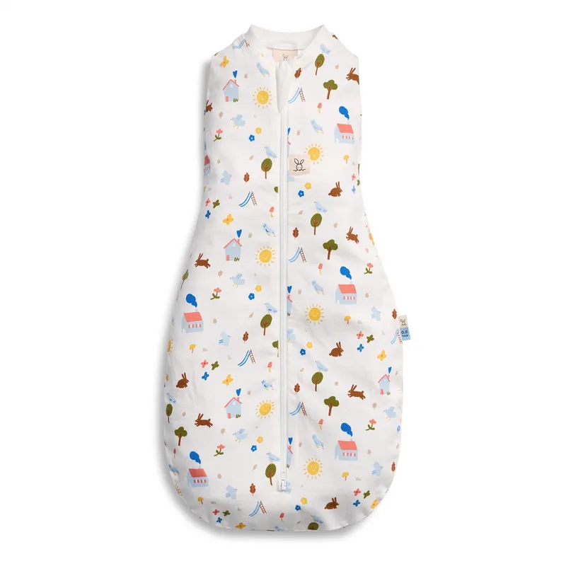 Cocoon inbaker slaapzak - 0,2 Tog - 2-in-1 Slaapzak - Combi Slaapzak + Inbakerslaapzak - Baby Slaapzak - Slaapzak 80 cm de ergoPouch en DayDream – photo produit