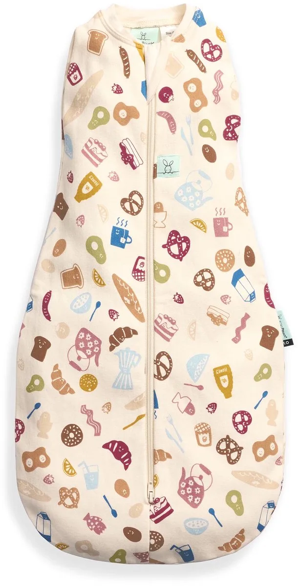 Cocoon inbaker slaapzak - 1,0 Tog - Slaapzak Baby - Inbakerslaapzak - Slaapzakken - Slaapzak 70 cm van ergoPouch in Bon Appetit – productfoto