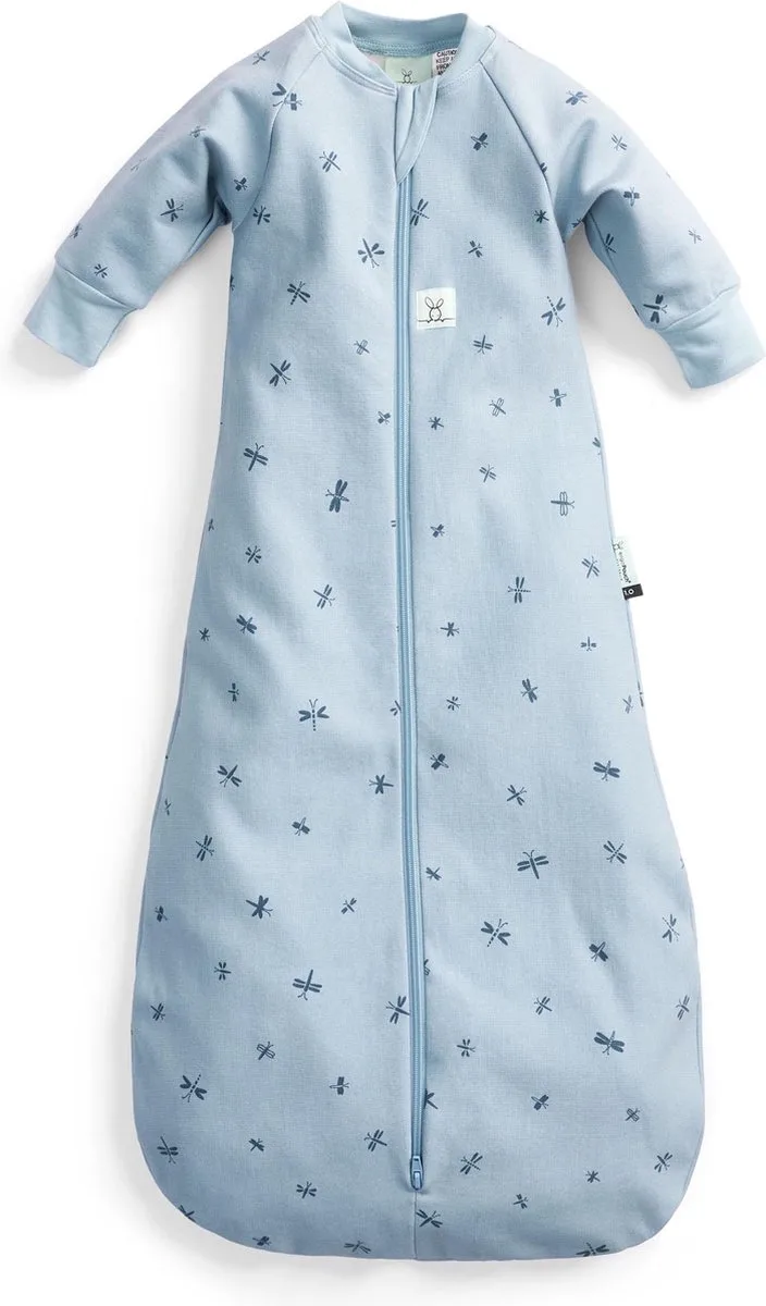 Jersey Slaapzak met mouwen - 1,0 Tog - Slaapzakken - Slaapzak Baby - Slaapzak Kind - Slaapzak 90 cm fra ergoPouch i Dragonflies – produktbillede