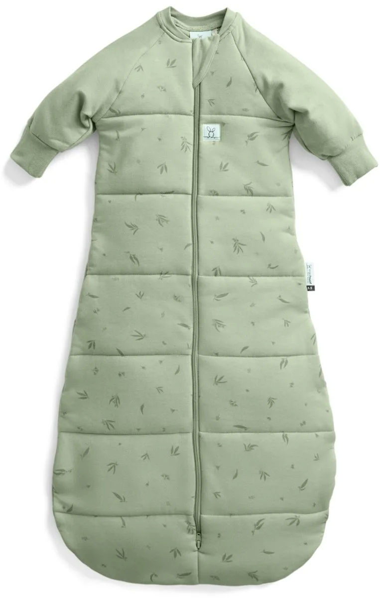 Jersey Slaapzak met mouwen - 2,5 Tog - Slaapzak baby - Slaapzak - Slaapzak 3-12 md - Slaapzak 80 cm fra ergoPouch i Willow – produktbillede