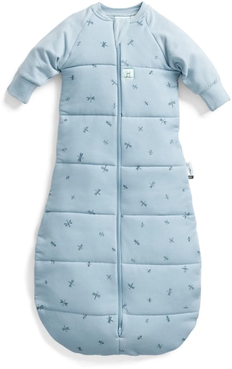 Jersey Slaapzak met mouwen - 2,5 Tog - Slaapzak baby - Slaapzakken - Slaapzak 80 cm - Slaapzak 3-12 md fra ergoPouch i Dragonflies – produktbillede