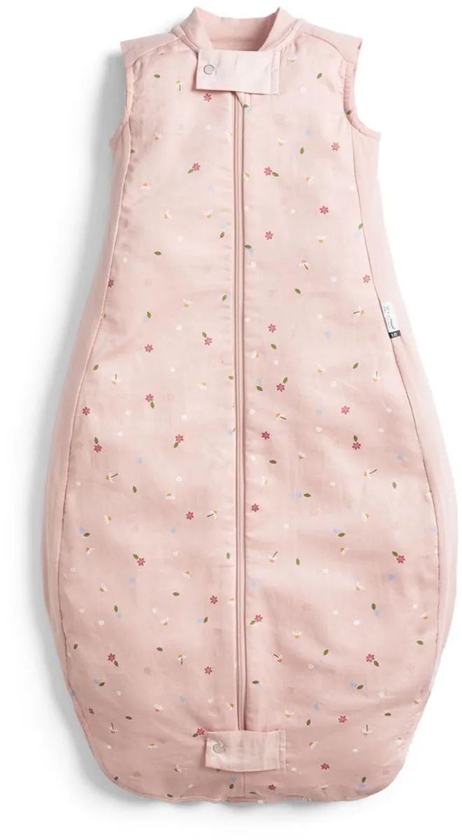 Sheeting Slaapzak - 0,3 Tog - Slaapzakken - Slaapzak baby - Slaapzak Kind - 4-6 jaar - Zomer slaapzak by ergoPouch in Daisies – product photo