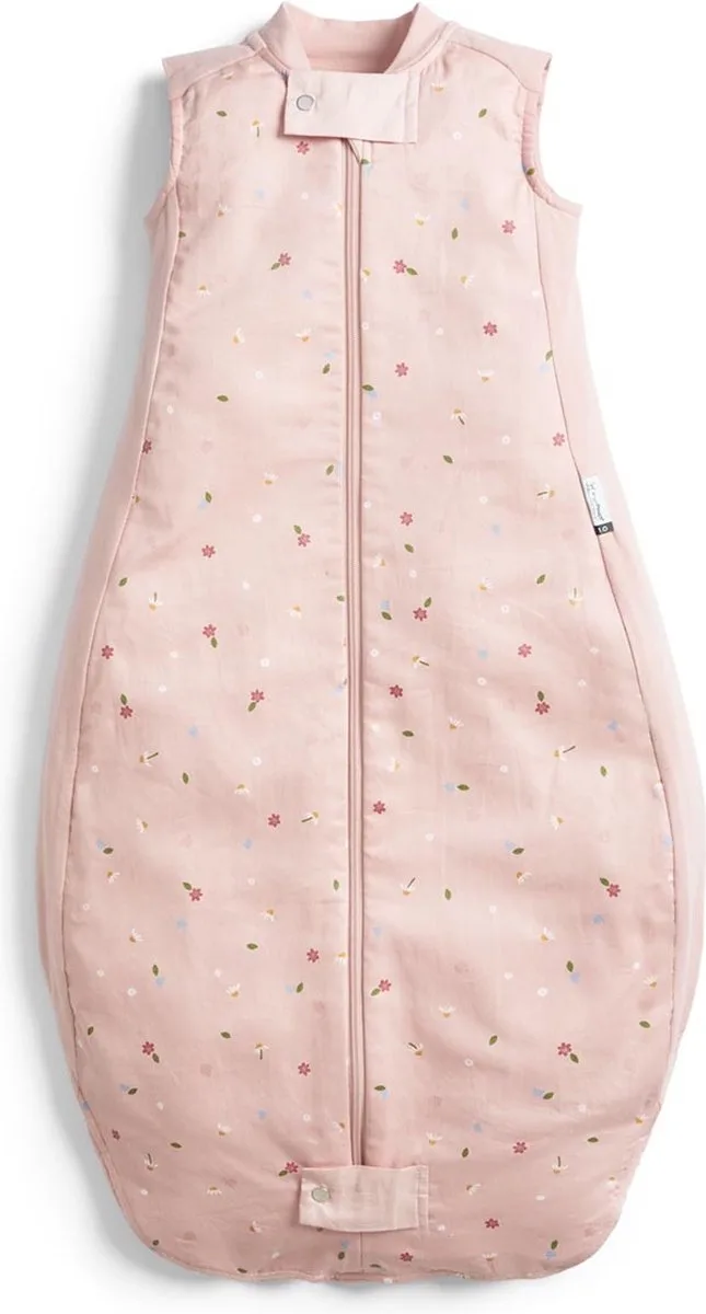 Sheeting Slaapzak - 0,3 Tog - Slaapzakken - Slaapzak - Slaapzak kind - 2-4 jaar - Slaapzak 105 cm -Zomer slaapzak by ergoPouch in Daisies – product photo