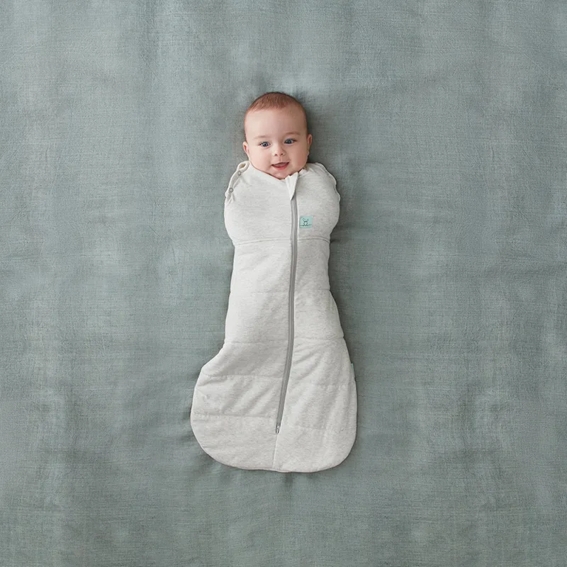 Slaapzak Baby Cocoon Winter - 3-6 maanden - TOG 2.5 van ergoPouch in Grey Marle – productfoto