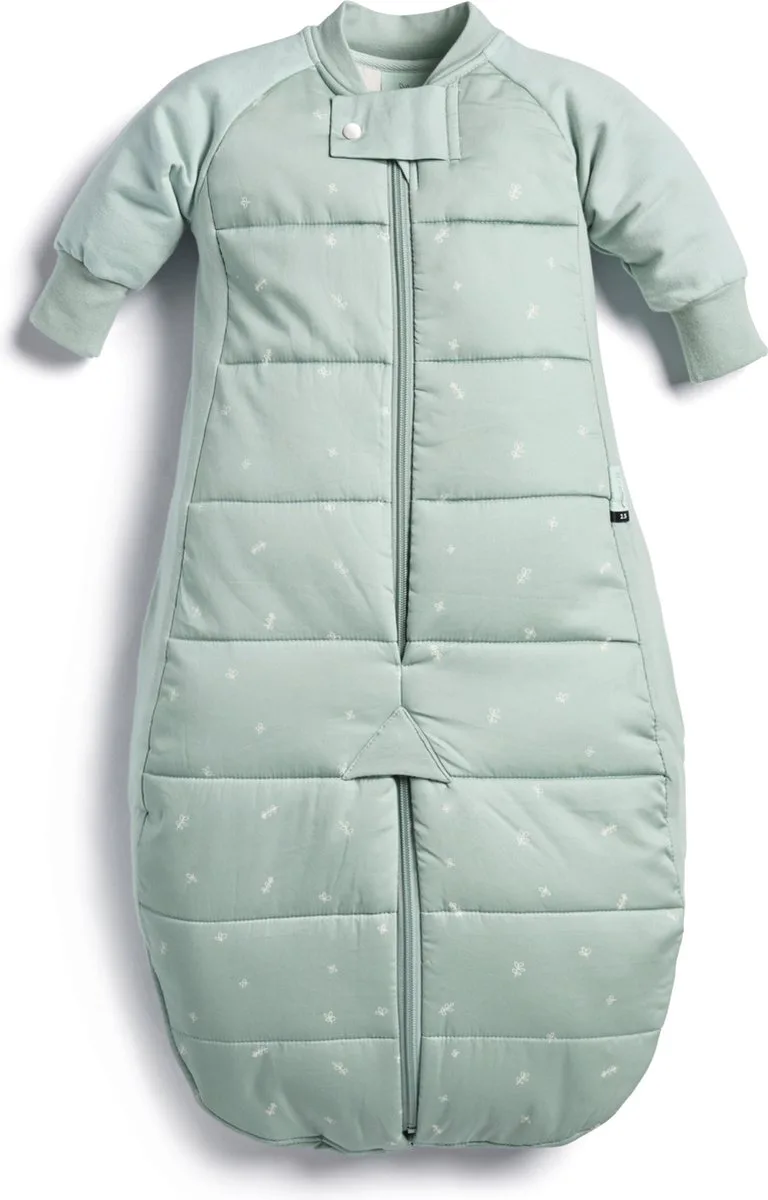 Sleepsuit Slaapzak - 2,5 Tog - Slaapzak - Slaapzak Baby - Slaapzakken - Slaapzak kind winter - 8-24 md - Slaapzak 90 cm - Sage van ergoPouch in Sage mint – productfoto
