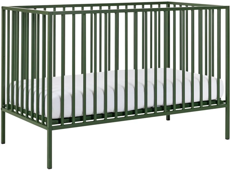 Liam Babybed Metaal Dark Green 60 x 120 cm by Europe Baby in Groen – product photo