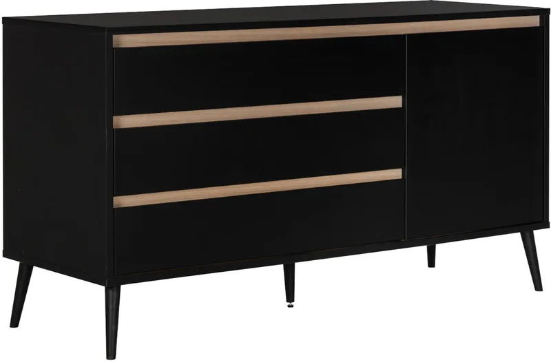 Sterre Commode XL / Oak by Europe Baby in Zwart – product photo