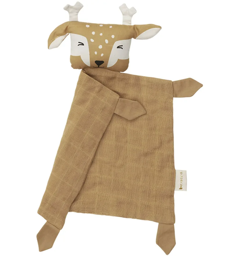 Knuffeldoekjes - 28 cm - Caramel by Fabelab – product photo
