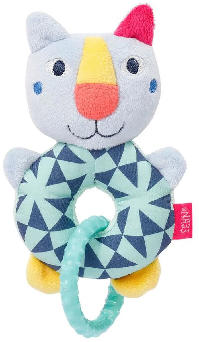Activiteitenspeeltje Color Friends Kat Junior 13 Cm Pluche de Fehn en Multicolore – photo produit