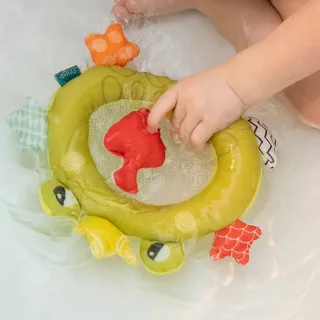 Badespielzeug Kescher Frosch Plansch & Play de Fehn en Multicolore, 15 × 15 mm – photo produit 3 sur 3
