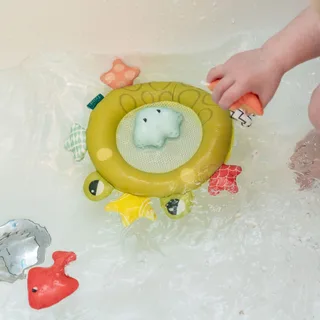 Badespielzeug Kescher Frosch Plansch & Play de Fehn en Multicolore, 15 × 15 mm – photo produit 2 sur 3