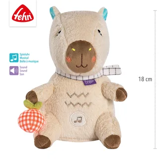 Einschlafhilfe Capybara Clara 18cm de Fehn en Multicolore, 18 × 9 × 8,5 mm – photo produit 3 sur 3
