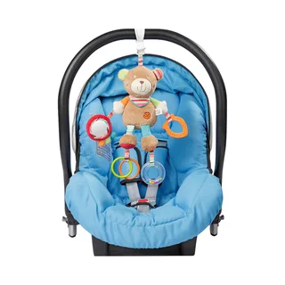 Greifling Klemm-Spielzeug Teddy Oskar van Fehn in Meerkleurig, 300 mm – productfoto 1 van 3