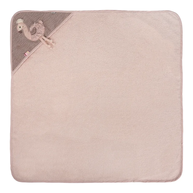 Kapuzenbadetuch 80x80 cm von Fehn in Rosa, 80 × 80 × 0,5 mm – Produktfoto 1 von 3