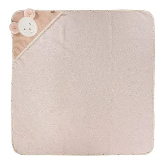 Kapuzenbadetuch 80x80cm by Fehn in Pink, 80 × 80 mm – product photo 1 of 3