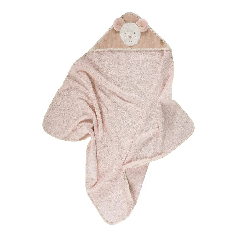 Kapuzenbadetuch 80x80cm by Fehn in Pink, 80 × 80 mm – product photo 3 of 3