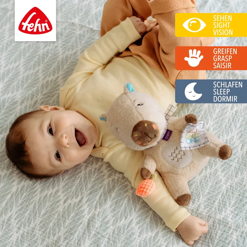 Kuscheltier Capybara Clara Hello little One 20cm från Fehn i Flerfärgad, 23 × 9 × 10 mm – produktbild 1 av 3