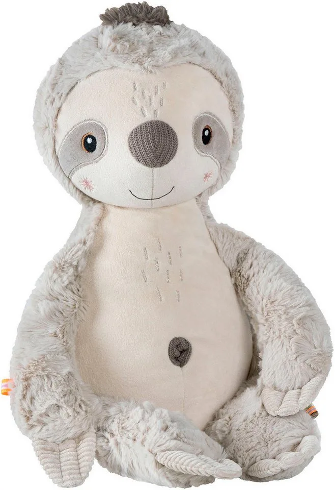 Kuscheltier Lazy, Crazy & Pink, Kuscheltier Faultier XL de Fehn en Beige, Gris – photo produit
