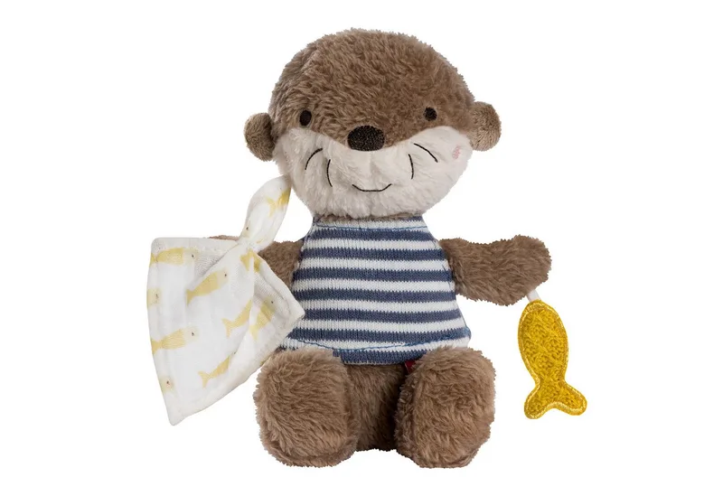 Kuscheltier Otter Theo, Bean Bag Otter fra Fehn i Brun – produktbillede
