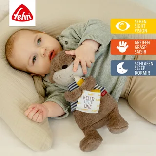 Kuscheltier Otter Theo Hello little One 28cm fra Fehn i Brun, 28 × 9,6 × 7,2 mm – produktbillede 1 af 2