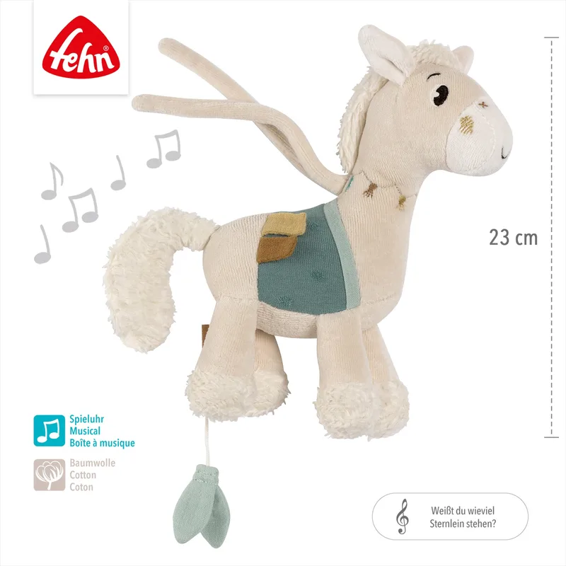 Mini-Spieluhr Pferd Pferdinand 23cm by Fehn in Multicolour, 24,5 × 21 × 5,7 mm – product photo 3 of 3