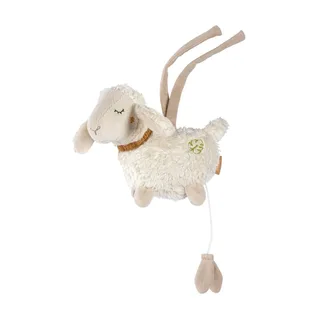 Mini-Spieluhr Schaf 14cm by Fehn in Beige, 12 × 15 × 5,2 mm – product photo 1 of 2