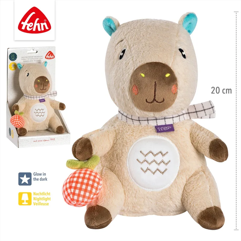 Nachtlicht Capybara Clara de Fehn en Multicolore, 20 × 10,5 × 11,6 mm – photo produit 3 sur 3