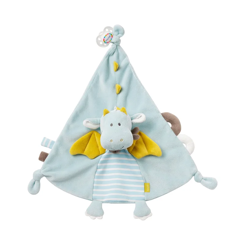 Schmusetuch Drache Deluxe Little Castle de Fehn en Bleu clair, 300 × 130 × 80 mm – photo produit 1 sur 3