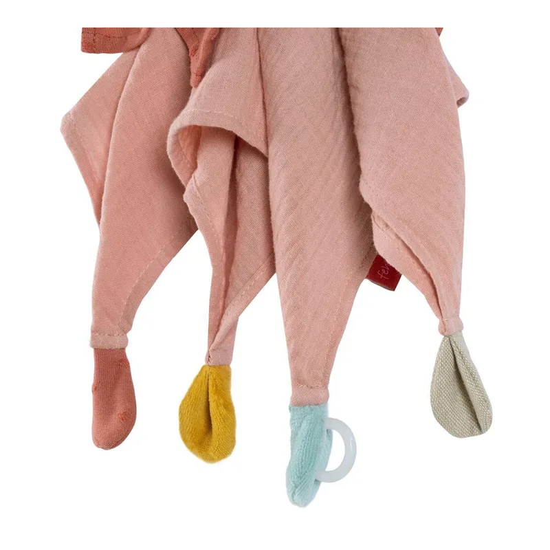 Schmusetuch Hase by Fehn in Pink, 37 mm – product photo 2 of 3