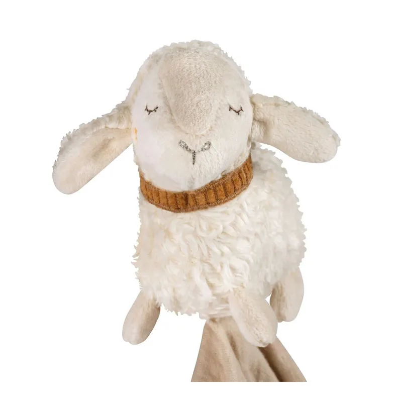 Schmusetuch Schaf van Fehn in Beige, 45 × 37 × 3,6 mm – productfoto 1 van 2