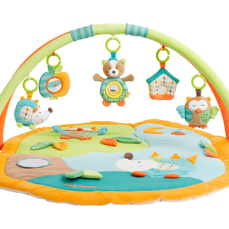 Spielbogen mit 3-D-Activity-Decke Sleeping Forest by Fehn in Multicolour, 800 × 1050 mm – product photo 1 of 3