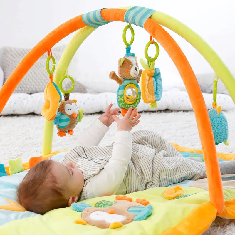 Spielbogen mit 3-D-Activity-Decke Sleeping Forest by Fehn in Multicolour, 800 × 1050 mm – product photo 2 of 3
