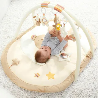 Fehn 3D babygym speelkleed regenboog 80x105 cm 0 jaar van Fehn in Beige, 800 × 1050 mm – productfoto 2 van 3
