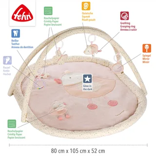 Spielbogen mit 3-D-Activity-Decke Vogel feehnLAND van Fehn in Roze, 105 × 80 × 49 mm – productfoto 2 van 3