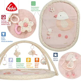 Spielbogen mit 3-D-Activity-Decke Vogel feehnLAND van Fehn in Roze, 105 × 80 × 49 mm – productfoto 3 van 3