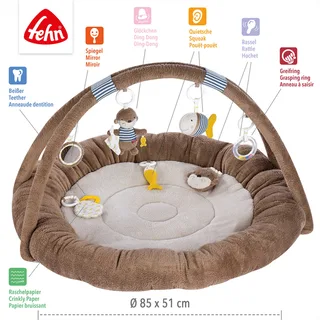 Spielbogen mit 3-D-Activity-Nest Otter Theo by Fehn in Brown, 85 × 87 × 49 mm – product photo 2 of 3