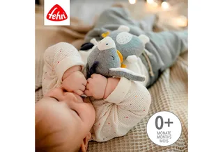 Spieluhr Mini-Spieluhr Esel från Fehn i Grå – produktbild 3 av 5