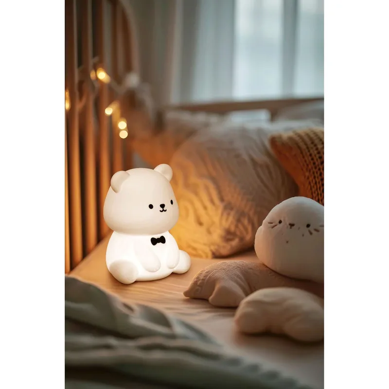 Nachtlicht Bär Karl de FH Lighting en Blanc, 10 × 10 × 13 mm – photo produit 1 sur 2
