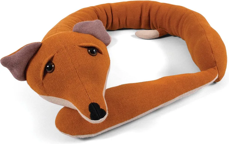 Bedslang Knuffel - Freya De Vos - Donkeroranje by Filibabba in Freya de vos – Donker oranje – product photo