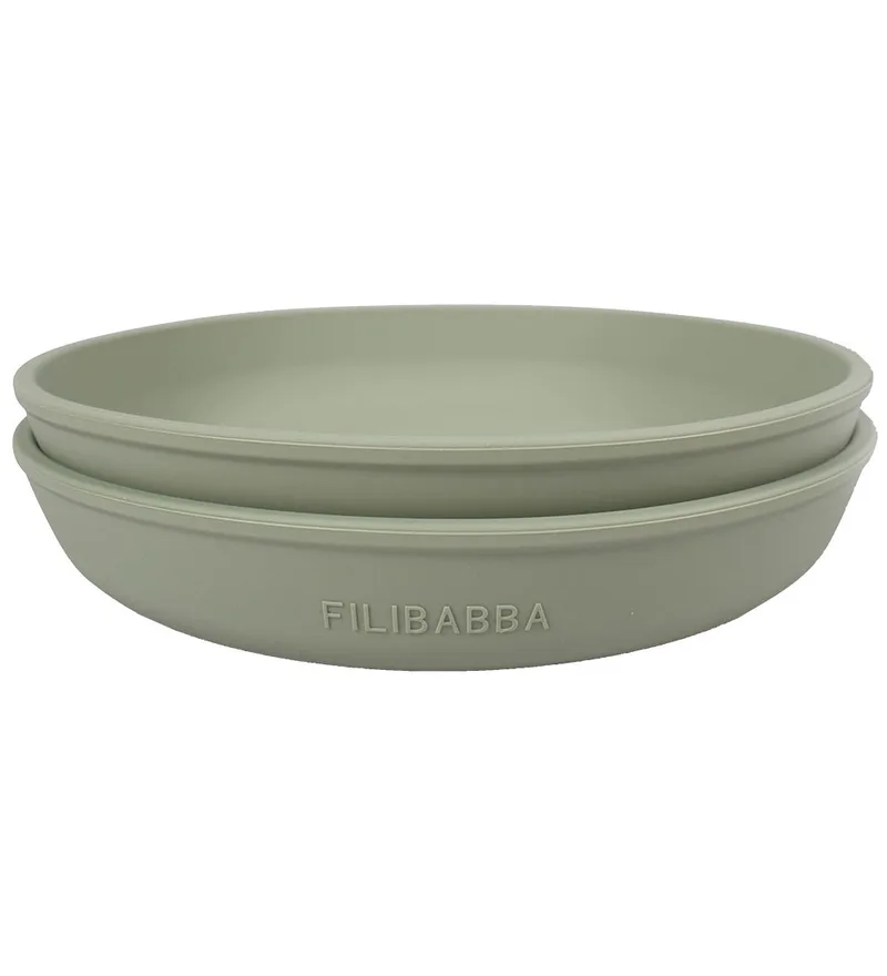 Borden - Silicone - 2-pack - Green de Filibabba – photo produit