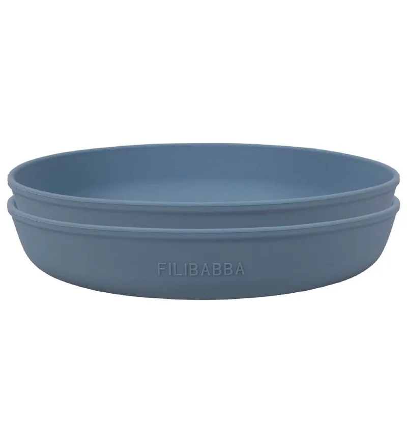 Borden - Silicone - 2-pack - Powder Blue van Filibabba – productfoto